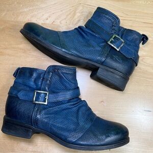 Miz Mooz Blue Ankle Boots